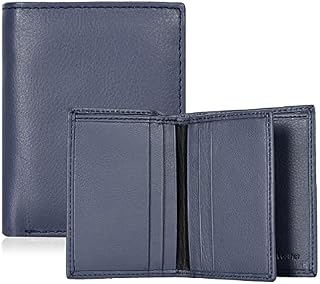 Amazon Brand - Eono Handmade Genuine Leather Cardholder Wallet for Slim Men & Women Leather RFID Blocking System in Wallet