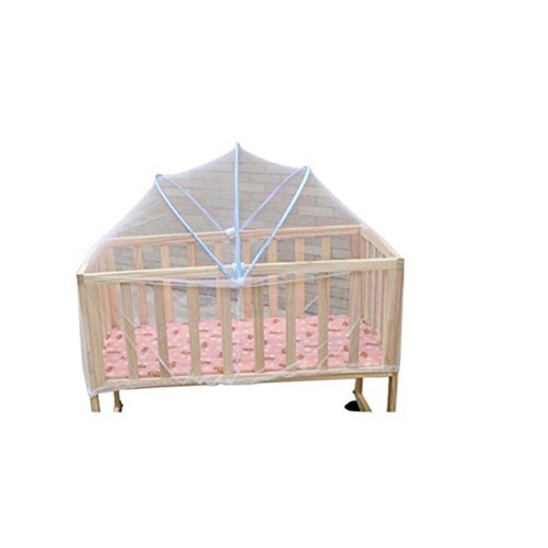 Foldable Baby Kids Infant Nursery Bed Crib Canopy Safe Arch Mosquito Net Netting Play Tent House Keep Toddler from Climbing Out