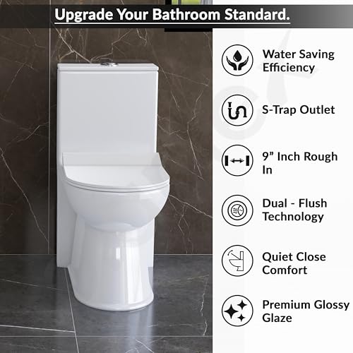 Image of Plantex Platinum Ceramic Rimless Commode with Wash Basin for Bathroom /S Trap Washdown Flush Commode with Toilet Seat Cover /Tabletop Basin - White (Combo)