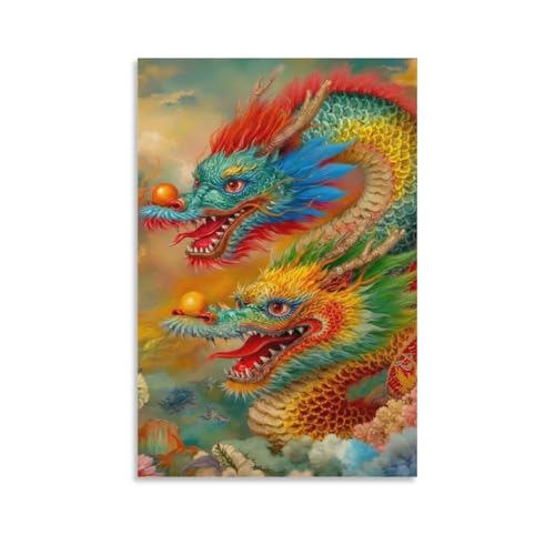 Peinture diamant 5D complet motif dragon tableau strass pour rompre l'ennui et s'initier à l'art