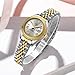 NIBOSI Watches for Women Analog Quartz Waterproof Ladies Wrist Watches with Date Dainty Gold Silver Two Tone Fashion Luxury Stainless Steel Watch for Small Wrists Female Elegant Dress Women's Watch