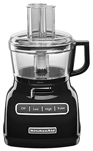 KitchenAid KFP0722OB 7-Cup Food Processor with Exact Slice System - Onyx Black