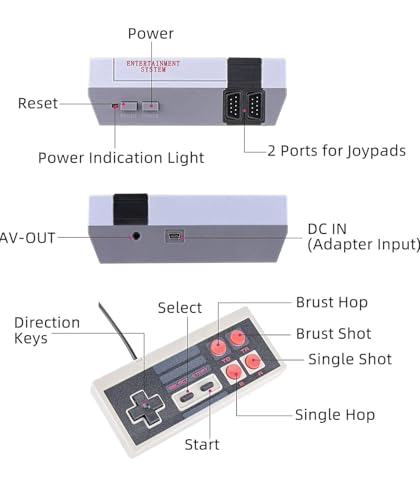 Gamenext 620 Retro Game Console,Classic Mini Handheld Video Game Console Built-In 620 Classic Edition Games thumb #6