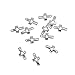 P Prettyia 100pcs Antiguos Cruces de Plata Encantos Colgantes Resultados de La...