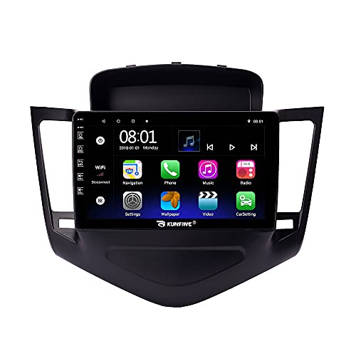 Android 10 Autoradio Car Navigation Stereo Multimedia Player GPS Radio 2.5D IPS Touch Screen for Chevrolet Cruze 2009-2015 (Quad Core 1GB Ram 16GB ROM)