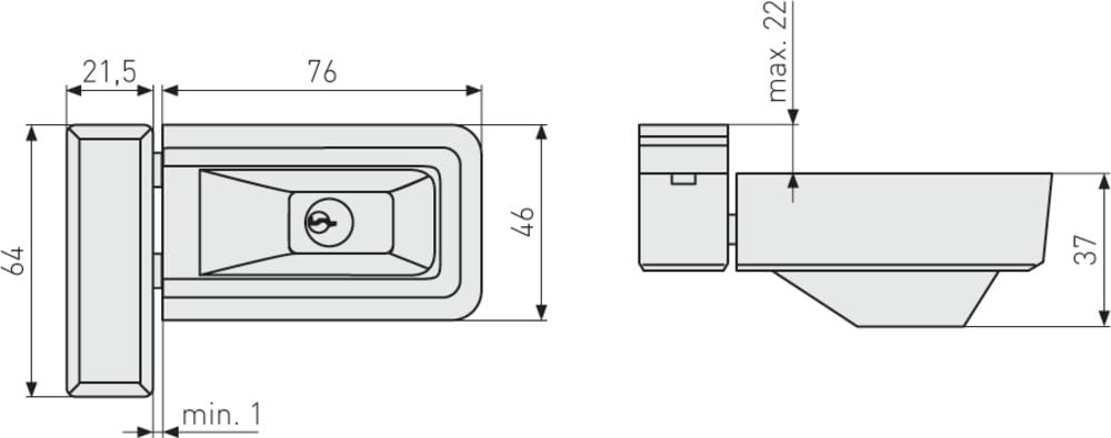Abus 317651 3030 W AL0125 Serrure de fenêtre Fermeture synchronisée Blanc