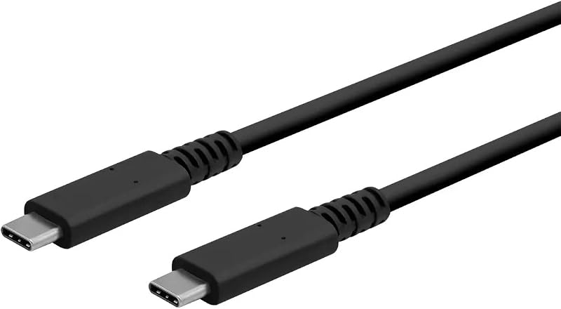 USB4 Type-C Gen 3x2 Cable - 40Gbps, 100 Watts PD, Compatible with All Thunderbolt 3, USB 3.0 and 2.0, and USB Type C Devices, 1 Meter (3.2 Feet) Black