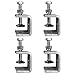 Produktbild Aiweijia 4 Stück Edelstahl-Heavy Duty Clamp, Heavy Duty C-Clamp, Holzbearbeitung Fixture Clamp, Anti-Rutsch-U-Clamp