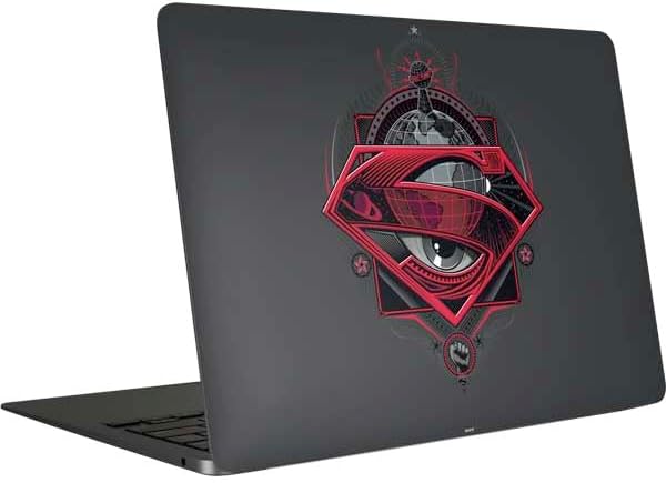 Skinit Decal Laptop Skin Compatible with MacBook Air 13in (2020) - Officially Licensed DC Comics Superman Flying Over City Pose Design