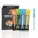 Cigtrus Quit Smoking Aid – Natural Smokeless Inhaler – Non-Electric, Nicotine-Free & Travel-Safe – Helps Reduce Cravings, Replace Bad Habits & Support Lung Detox – 4-Flavor Variety Pack