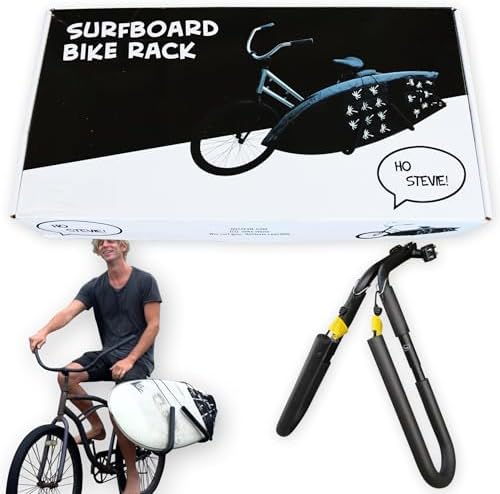 Ho Stevie! Surfboard Bike Rack - Fits Most Bikes, Easy Install, f...