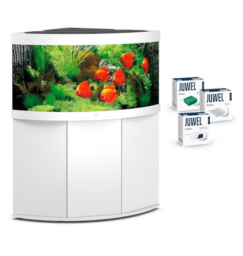 JUWEL Aquarium - Trigon 350 Kombination Weiß Premium-Bundle