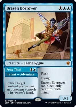 Magic: The Gathering - Brazen Borrower - Foil - Throne of Eldraine