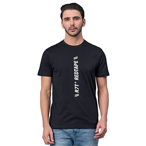 Image of Red Tape Round Neck T-Shirt for Men | Comfortable & Breathable
