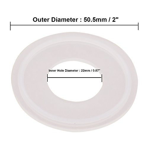 Image of DERNORD Silicone Gasket Tri-Clover (Tri-clamp) O-Ring - 1 Inch (Pack of 5)