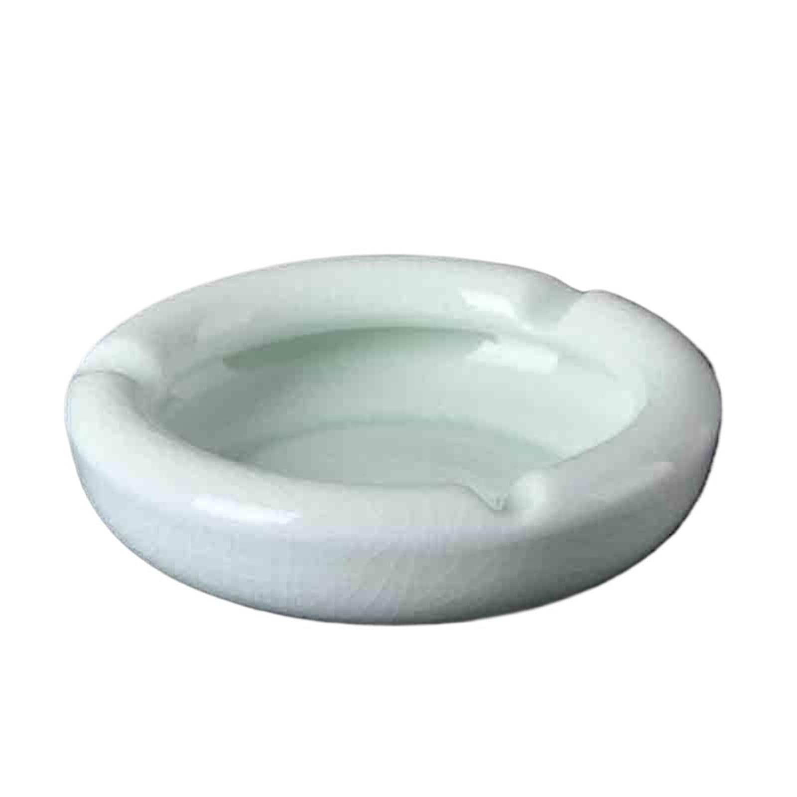 Zhaoj24-05 Cigar Ashtrays Household Ceramic Ashtray Hotel Office Coffee Shop Decoration(Green)