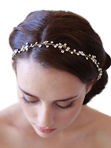 Diadema de cristales para novia, de moda, de Gracewedding