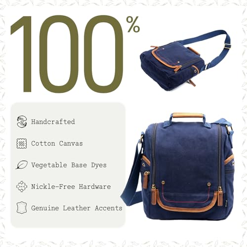 TSD Brand Atona Traveler Canvas Crossbody Bag2