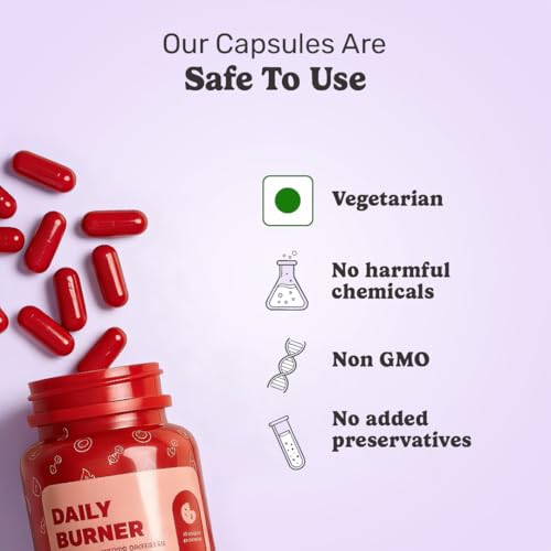 Image of What's Up Wellness Daily Burner Capsules | Weight Loss Supplement For Women & Men | Helps Manage Cravings, Calories & Carbs | Boost Metabolism | L Carnitine & ACV - Apple Cider Vinegar | 60 Capsules