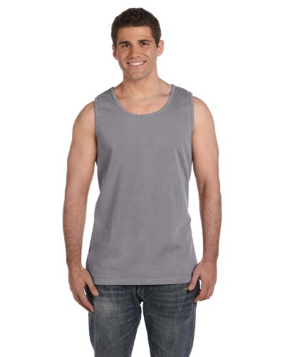 Image of Comfort Colors Ringspun Garment-Dyed Tank, Medium, Granite