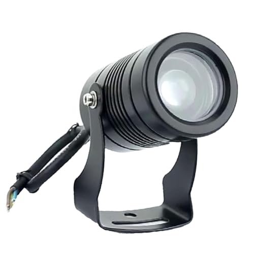 EDXTNKQC Focos Suelo Led Exterior, Luces Led Exterior Suelo, Foco Impermeable IP67, Foco LED Giratorio De 3-10 W, Reflector De Haz Estrecho De Largo Alcance(Cool White,3W(AC85-265V)