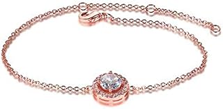 Adjustable Trendy Silver Plated Blue Crystal CZ Eyes Bracelets for Women Wedding Fashion