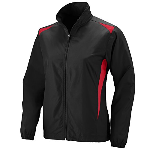 Augusta Sportswear Womens Premier Jacket 2Xl Black/Red #TOP22