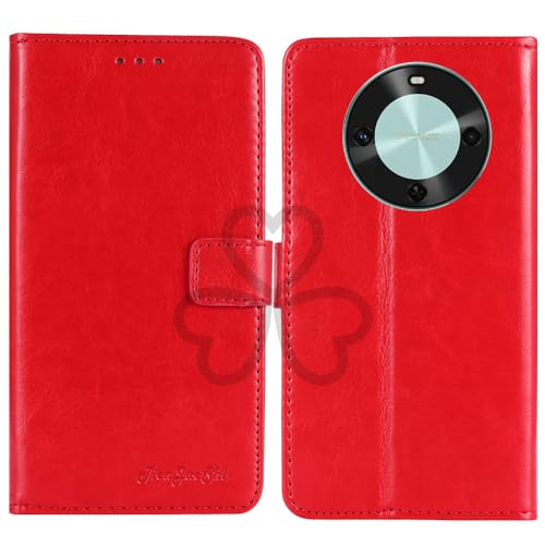 TienJueShi Red Book Stand Retro Flip Leather Protector Phone Wallet Gel Cover Etui TPU Silicone Case For Huawei Enjoy 70X 6.78 i