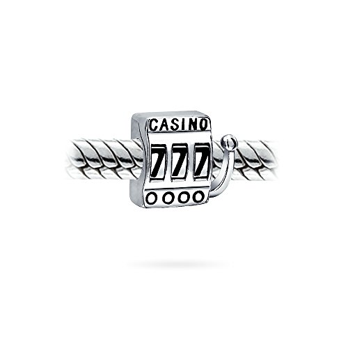 Charm de plata de ley 925 Jackpot Casino compatible con pulseras de abalorios 2