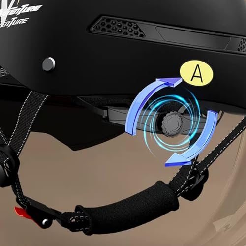 Casco de moto abierto con visera solar ligera para cruiser y scooter 7