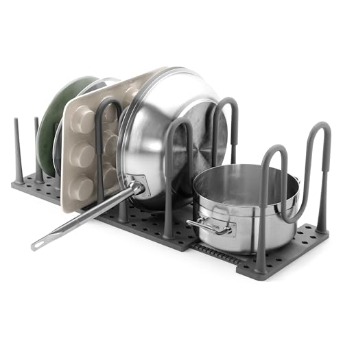 Umbra Peggy - Organizador de utensilios de cocina para ollas, sartenes, tapas, tablas de...