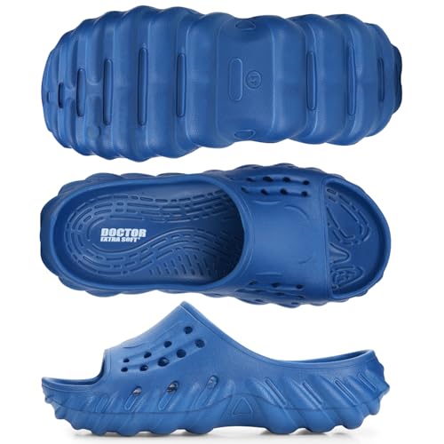 Image of DOCTOR EXTRA SOFT Men's Classic Flip Flops /Slippers with Soft Acupressure Foot Massager for Adult | Comfortable & Light Weight| Stylish & Anti-Skid| Casual Waterproof Cushion Sliders Gents Boys D-500