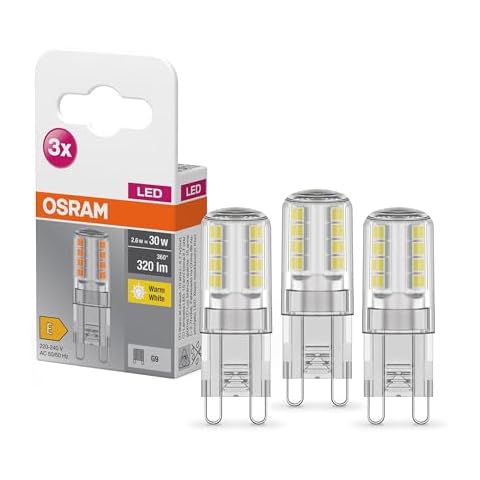 OSRAM LED G9 Lot de 3 Cover