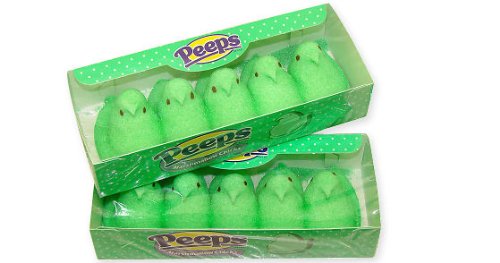 Amazon.com : Marshmallow Peeps Green, 5 peeps, 24 count : Grocery ...