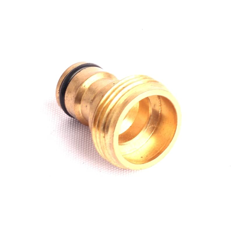 Schlauchverbinder-Adapter, 15 Stück, 3/4 Zoll Außengewinde, Schnellverbinder, Nippelverbinder, grüner Daumen-Messing-Anschluss