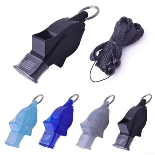 Silbato plástico con cordón para árbitros y entrenadores miniatura 6