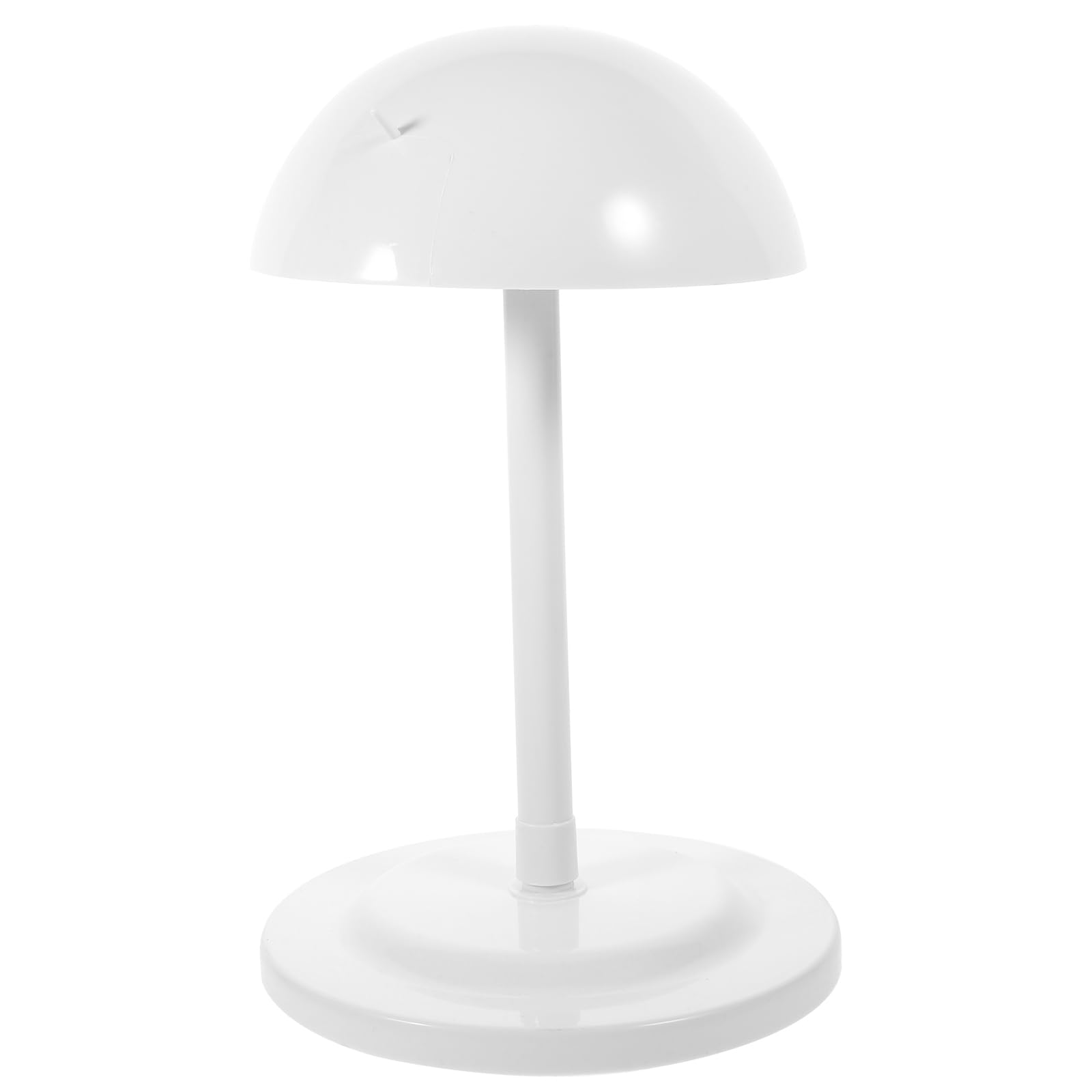 Beaupretty Adjustable Height Wig Stand Portable Wig Display Holder Hat Stand Dome Shape for Retail Store Travel Hair Display