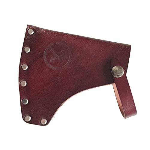 Kyien Leather Hatchet Axe Sheath Protector Tool - Head Cover with Leather