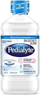Pedialyte Oral Electrolyte Solution, Unflavored, 1-Liter, 8 Count by Pedialyte