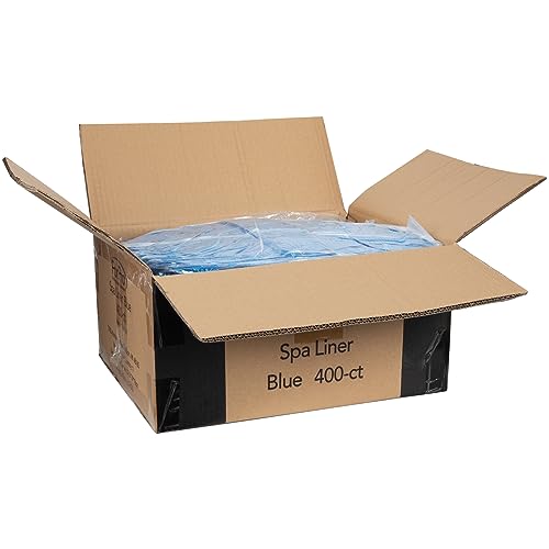 Image of ForPro Professional Collection Spa Liners, Fit All Pedicure Spas, Disposable Liners, Blue, 400-count