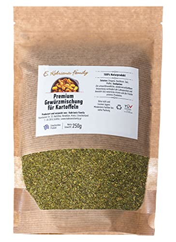 Premium Würzmischung für Kartoffeln von Kabrianis Family | Kartoffel Gewürzmischung aus Kreta Griechenland | 250g Cover