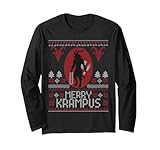Photo Gallery merry krampus horror creepy evil divertente brutto natale maglia a manica Photo Gallery merry krampus horror creepy evil divertente brutto natale maglia a manica