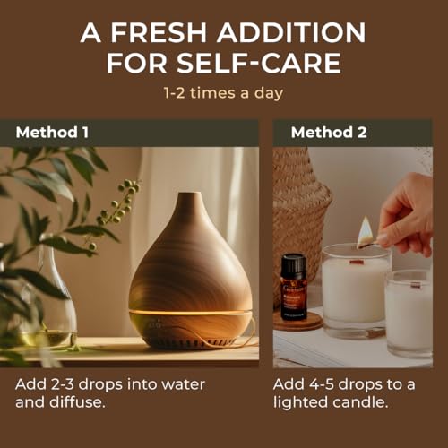 Image of 100% Pure Ravensara Essential Oil - 0.34 Fl Oz - Ravensara Oil for Hair, Skin, Diffuser, Aromatherapy & DIY Candle Making Scent