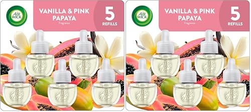 Image of Air Wick Scented Oils 0+5 Vanilla & Pink Papaya,(Pack of 2)