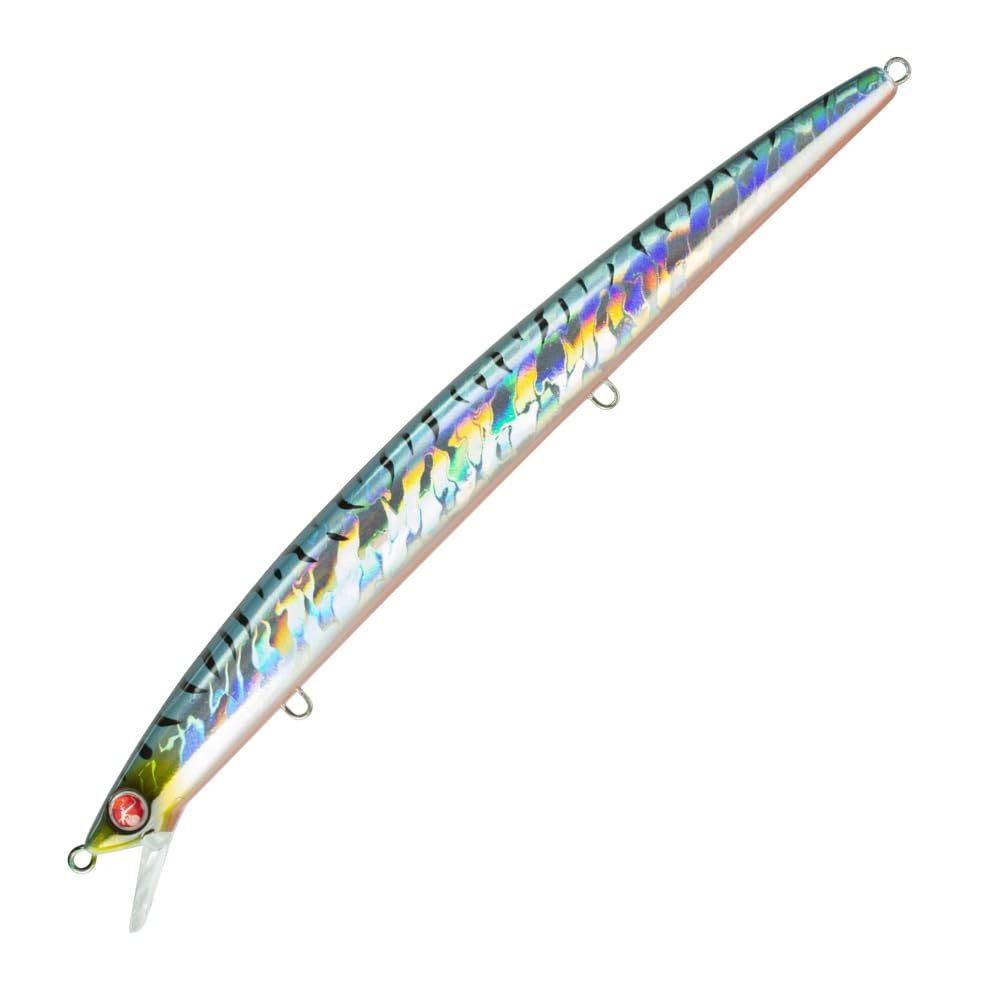 Seaspin Mommotti 180 SK – Esca Artificiale per la Pesca a Spinning, Long Jerk Minnow Slow Sinking 180 mm 29 g – Assetto Reattivo, Lanci Lunghissimi – Per Predatori Marini