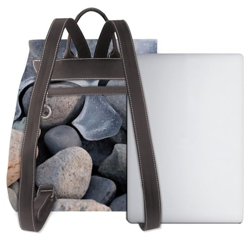 Sac à dos antivol imprimé pierres sous la glace imperméable : protégez vos affaires avec style - 3
