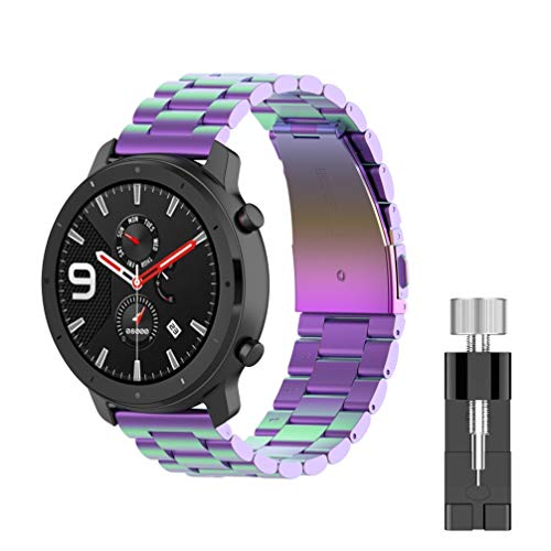 Comtax Compatible with for Huami Amazfit Bip/GTR 42mm/ GTS oh 20mm ߉\ XeX X}[gEHb` oh (Jt)