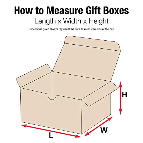 Aviditi Gift Boxes, 4" x 4" x 2", Kraft (Pack of 100) Easy Assemble Boxes, Good for Holidays, Birthdays, and Special Occasions image 4