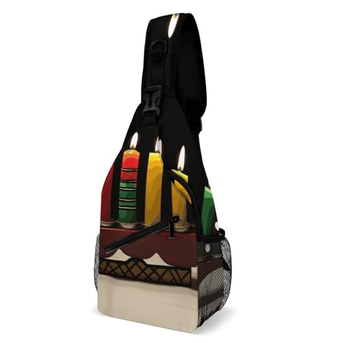 Morrales Sling Bag Crossbody Casual para Senderismo 38x20cm miniatura 1