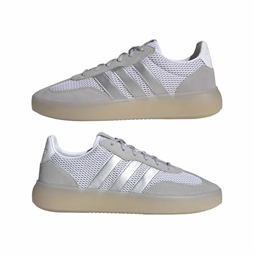 Image of adidas Men's Barreda Decode, White /Silver Metallic /Grey, 4.5